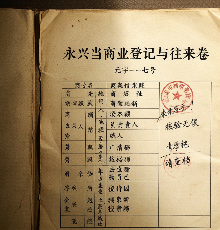 永兴当档案卷宗扫描件